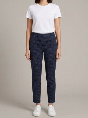 ⭐️ 5 for 20$! ⭐️ Dex Stretch Pull On Navy Polka Dot Pants